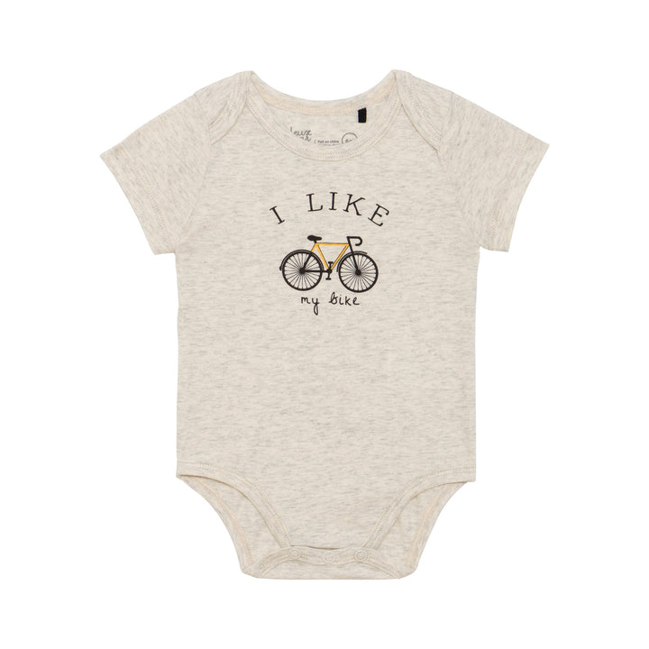 Organic Cotton Bodysuit and Short with Straps Set