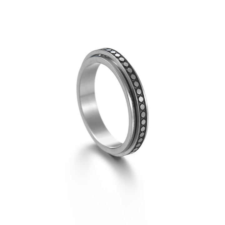 Rotatable Basic Ring for Men