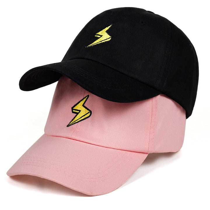 Lightning Dad Hat Embroidered Baseball Cap
