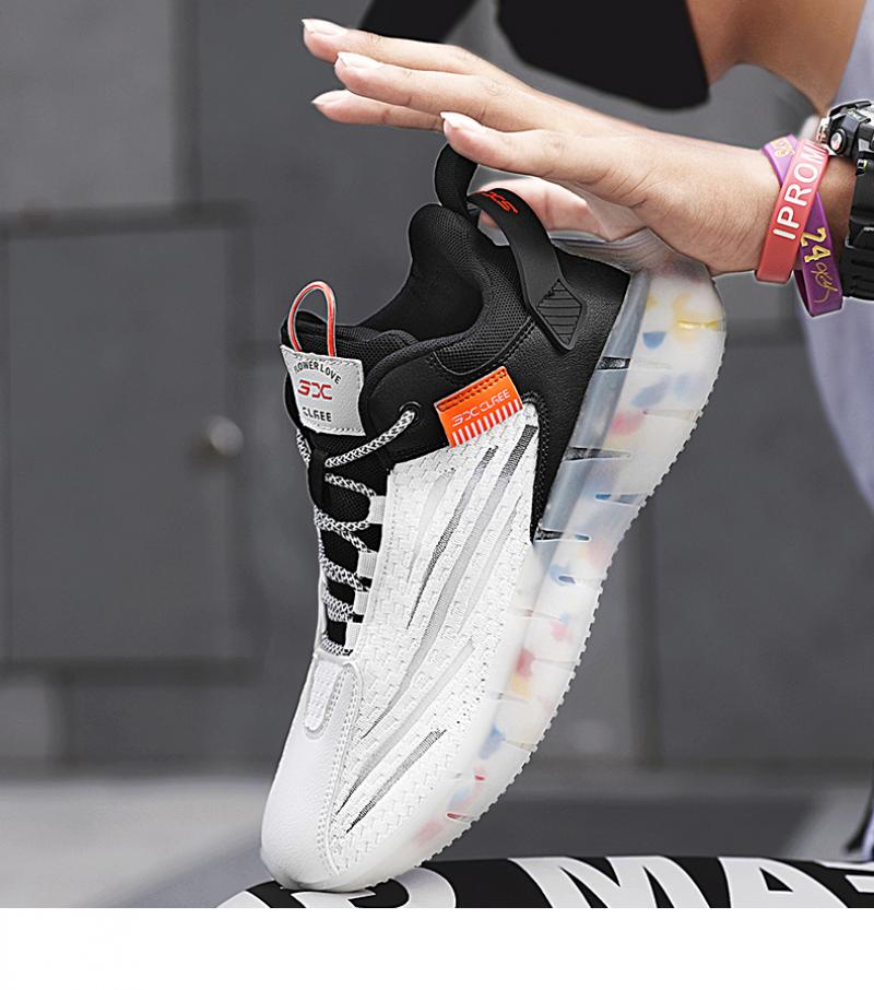 Fashion New Men Sneakers High Quality Breathable Reflective Male Running Shoes