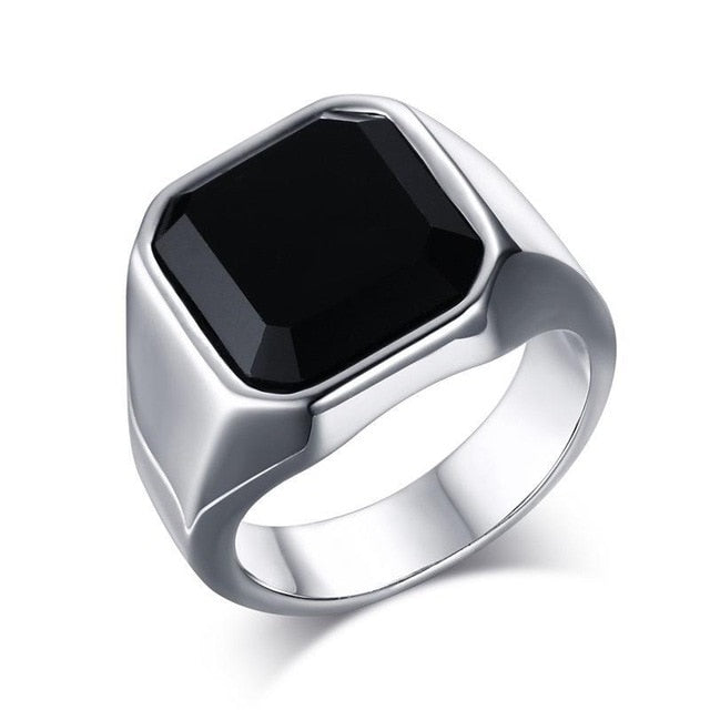 Punk Titanium Steel Ring For Men