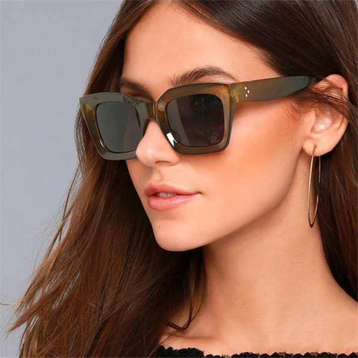Fashion Women Luxury Brand Square Sunglasses