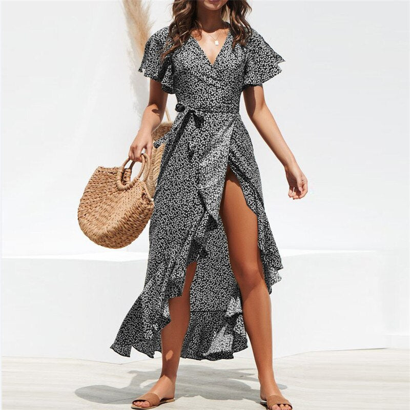 HiloRill Summer Beach Maxi Dress