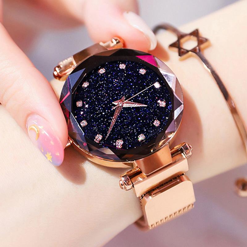 Luxury Diamond Rose Gold Women Watches
