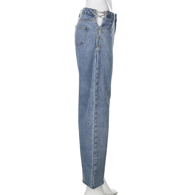 Streetwear Sexy Denim jeans Pants
