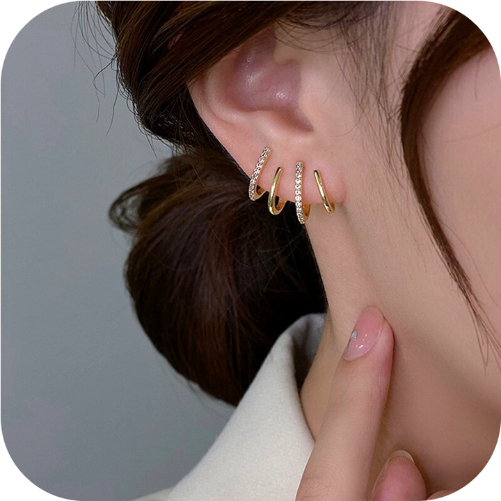 Tiffany 4 Point Earring