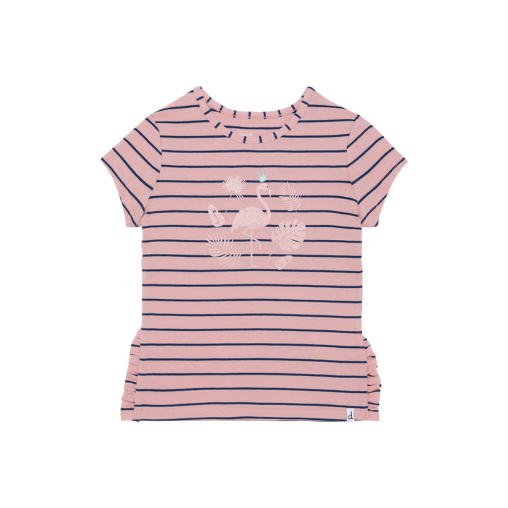 Organic Cotton T-Shirt Pink Stripe