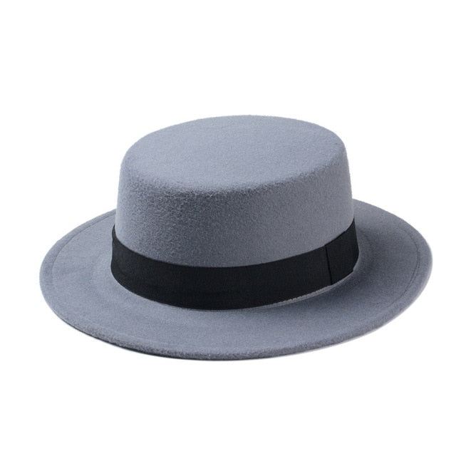 Men's Flat Top Hat