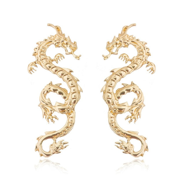 Dragon Long Earrings For Women