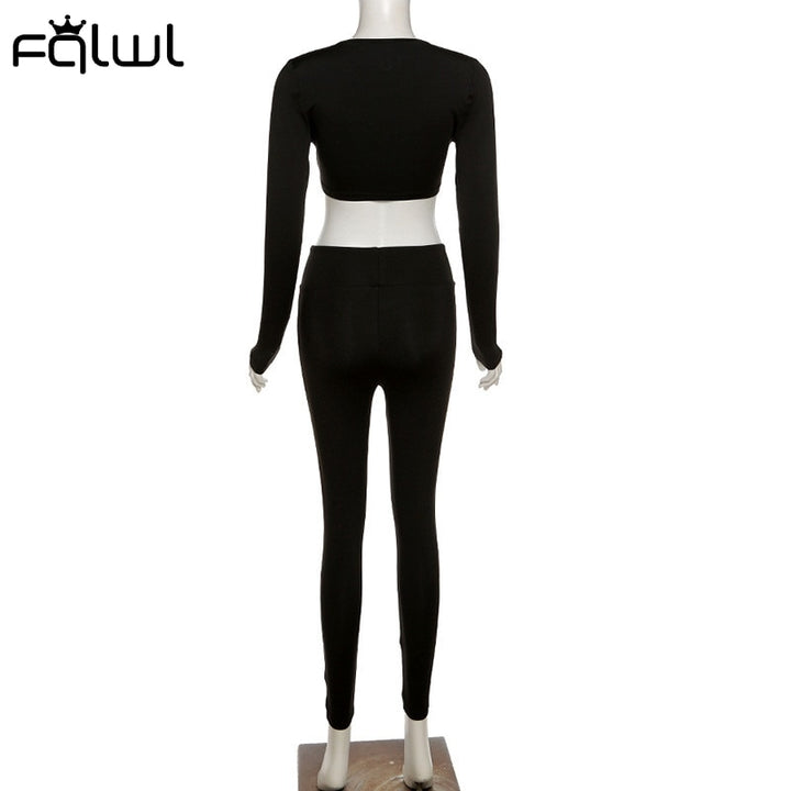 Summer Sexy White or Black Two Piece Sets Women Outfits