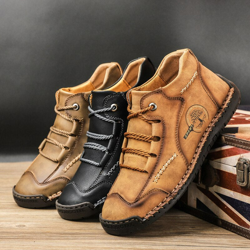 Genuine Leather Snow Boots