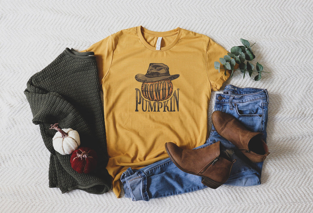 Howdy Pumpkin Shirt, Pumpkin Shirt