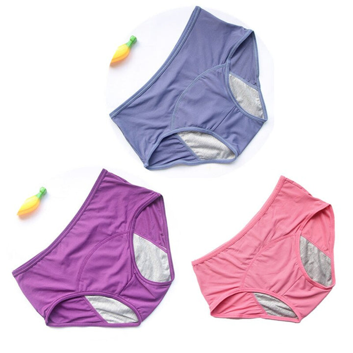 3PCS/Set Leak Proof Menstrual Panties Physiological Panty Women Underwear