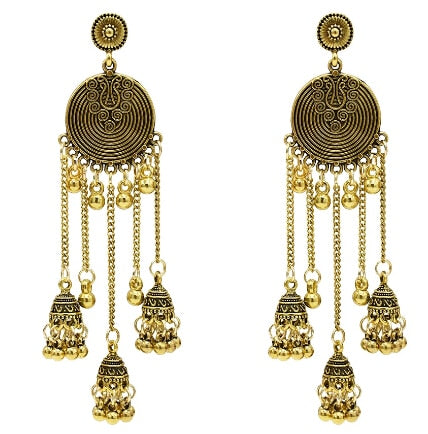 Egypt Vintage Silver Alloy Earrings for Women