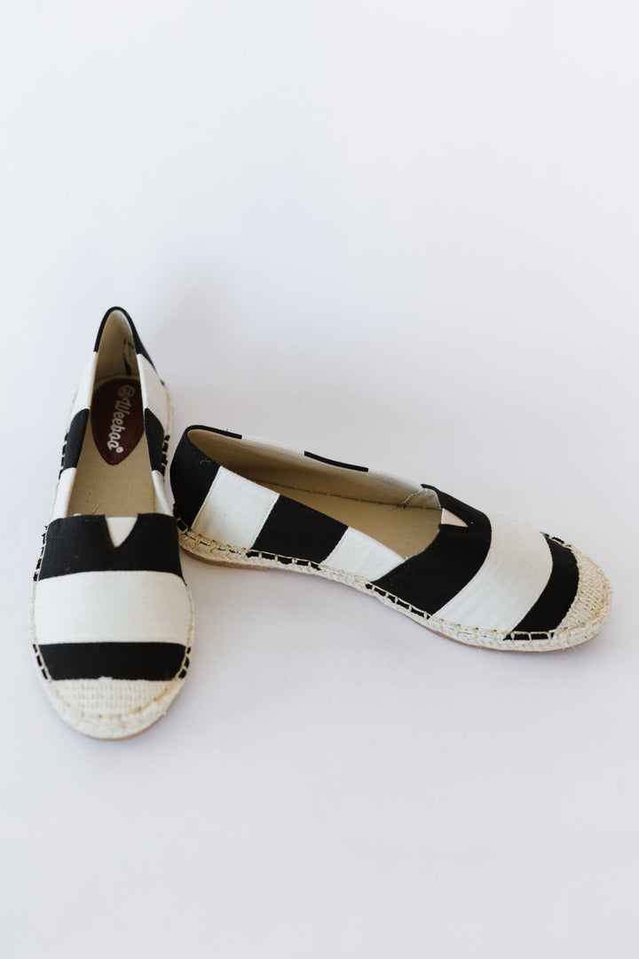 Casual Striped Espadrille Shoes