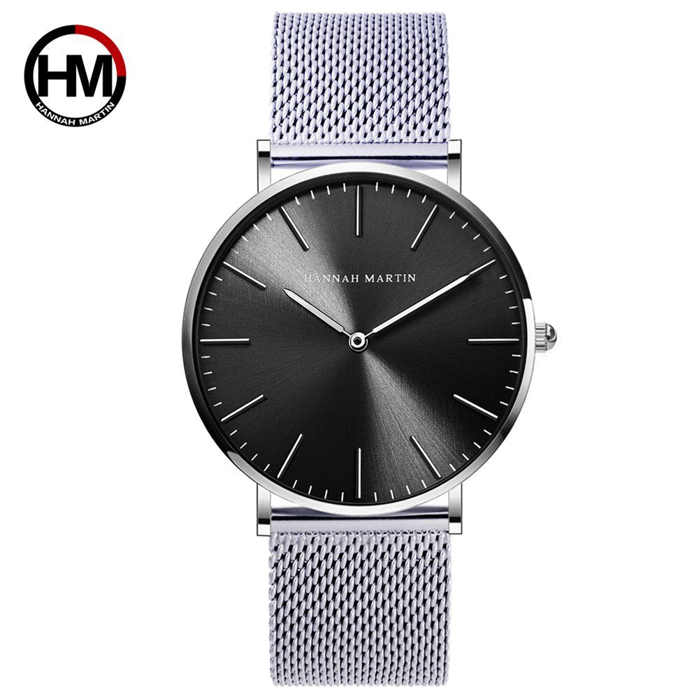 HANNAH MARTIN Luxury Brand Simple Quartz Watch