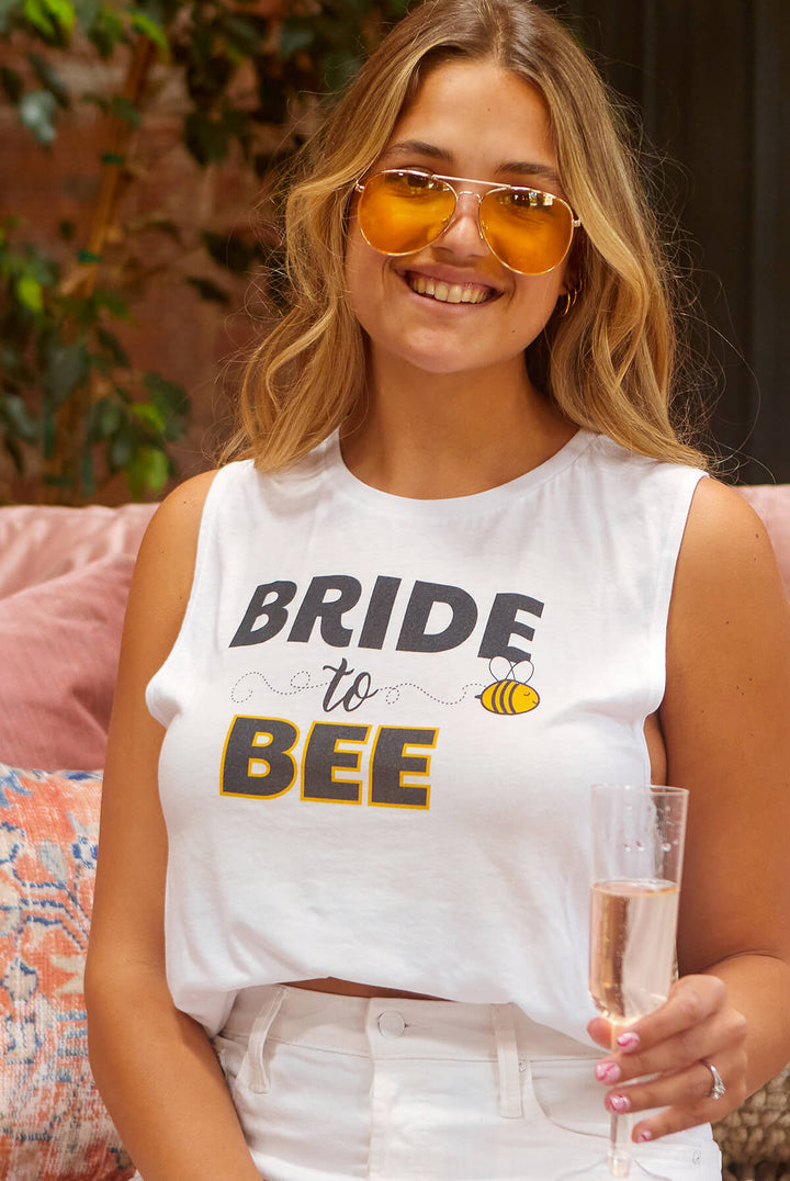 Bride to Bee Tank Tops