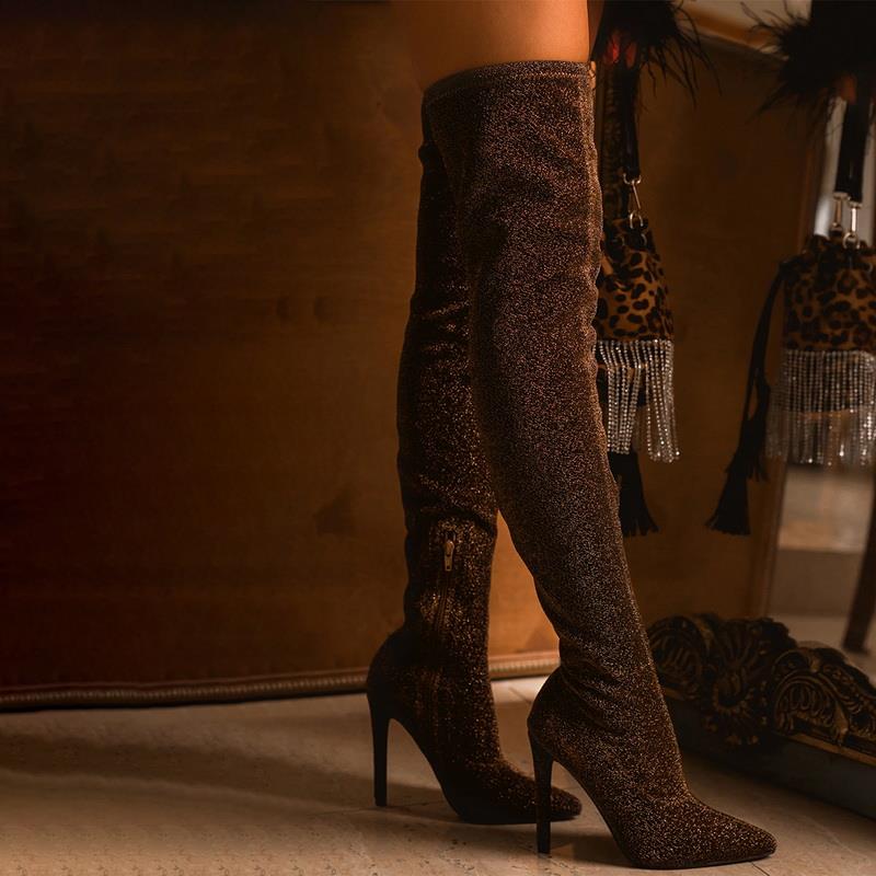 Women's Over The Knee High Boots Winter Shoes