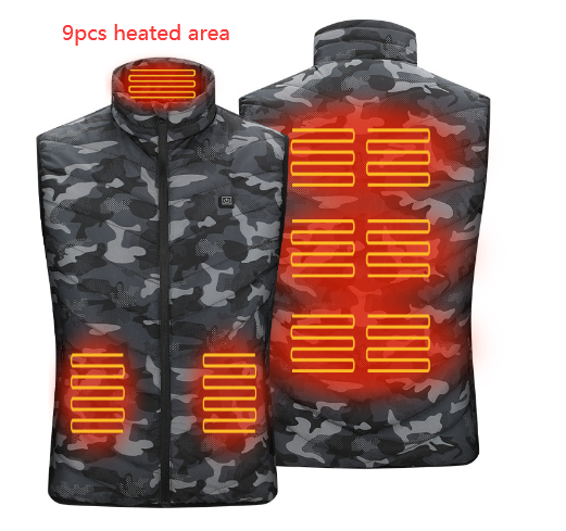 Camouflage Heating Vest