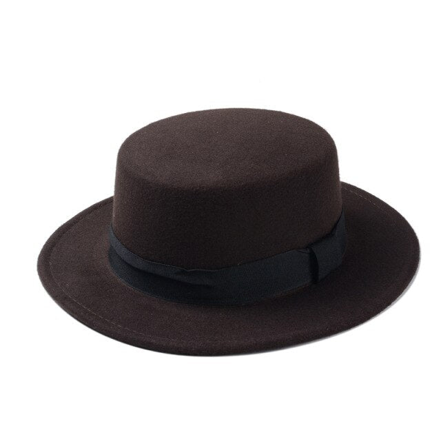 Men's Flat Top Hat