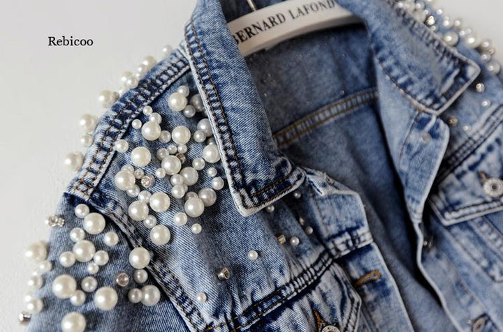 Pearl Casual Denim Jacket for Women