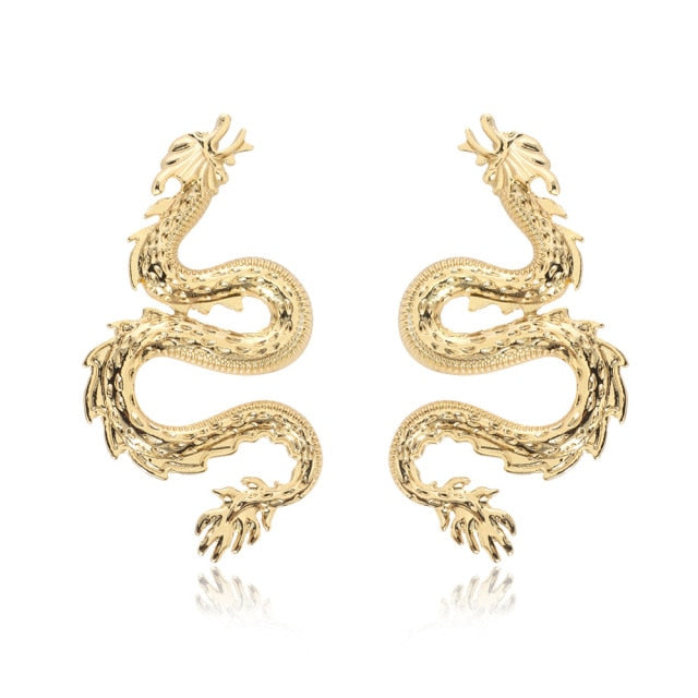 Dragon Long Earrings For Women