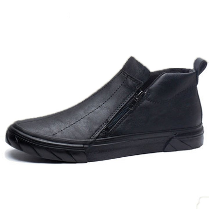 Men Vulcanized Leather Loafer Shoes