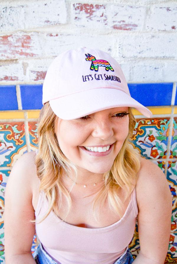 It's My Final Fiesta | Let's Get Smashed - Embroidered Bachelorette Party Dad Hats
