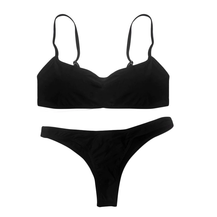 New Summer Solid Bikini Set for Women