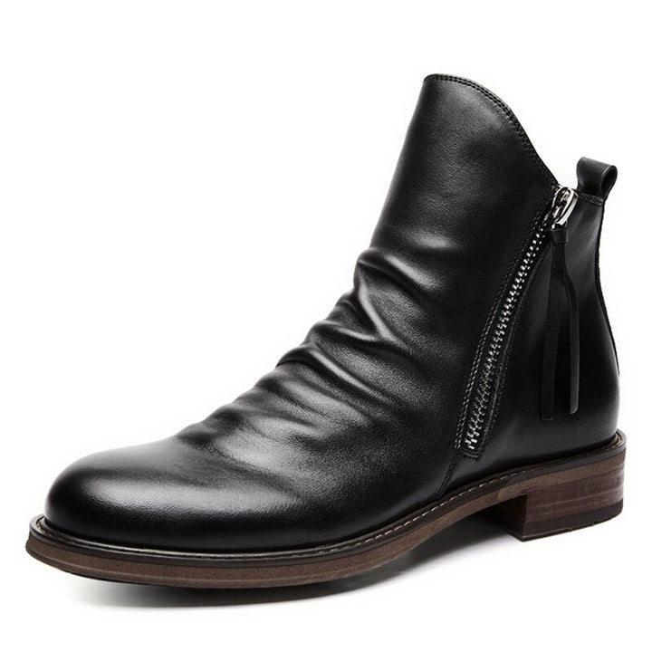 Men Winter Leather Boots