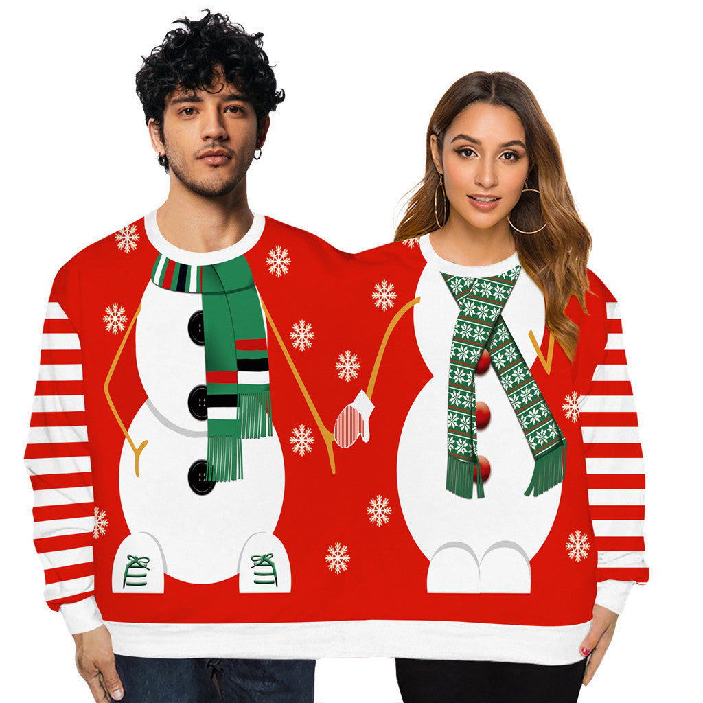 Couples Novelty Christmas Siamese Sweaters