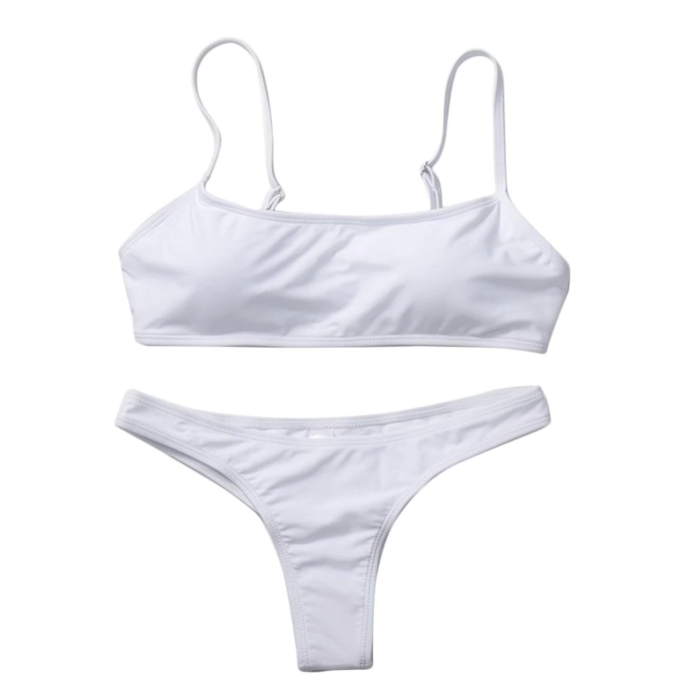 New Summer Solid Bikini Set for Women