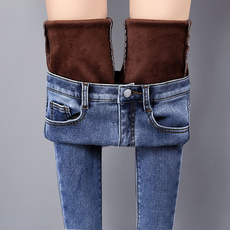 Warm Jean Pants For Women