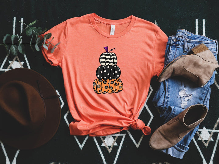 Cute Stacked Pumpkin Shirt, Pumpkin Shirt