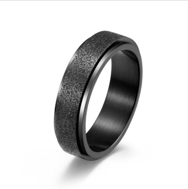 6mm Spinner Ring For Women Men Stress Release