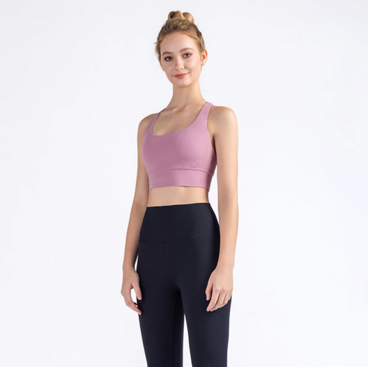 Vnazvnasi New Fabric Nylon Breathable Women Yoga Tops Bra