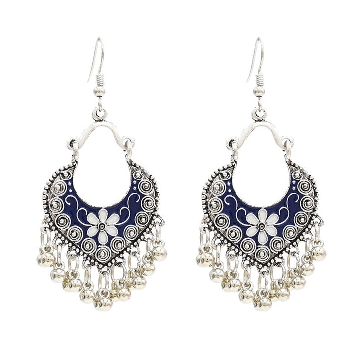 Egypt Vintage Silver Alloy Earrings for Women