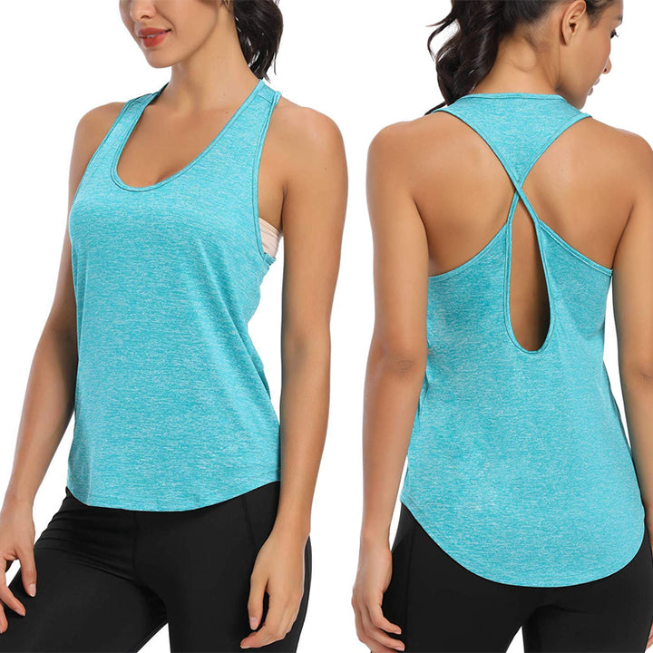 Summer Womens Sports Back Running Vest