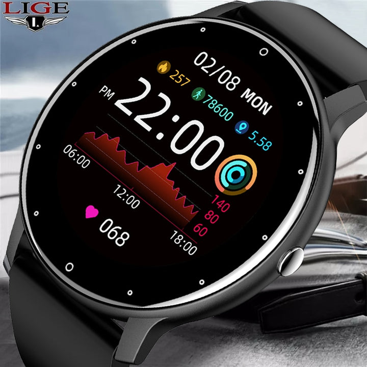 New Smart Watch Full Touch Screen Sport Fitness Watch