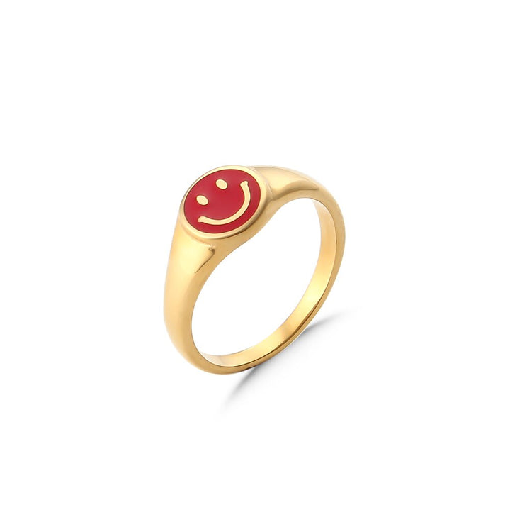 Smiley Face Rings For Women