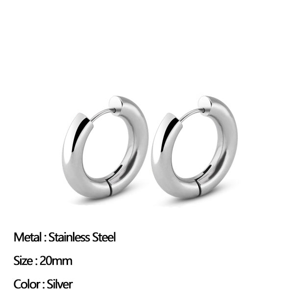 Classic Stainless Steel Ear Buckle