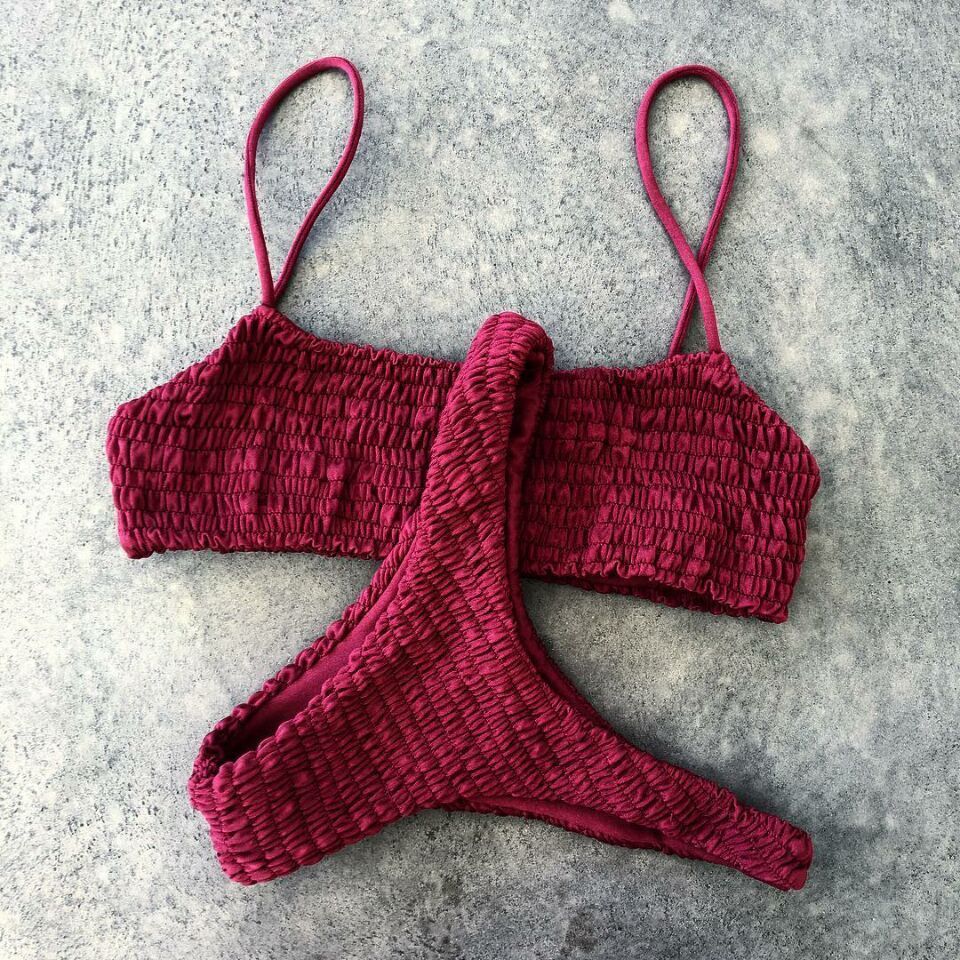 Crochet Sexy Triangle Swimwear Bathing Suit