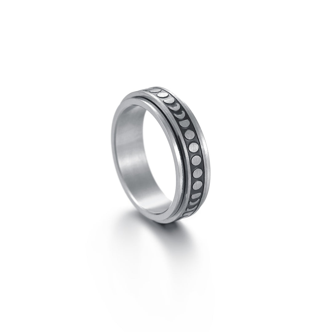 Rotatable Basic Ring for Men