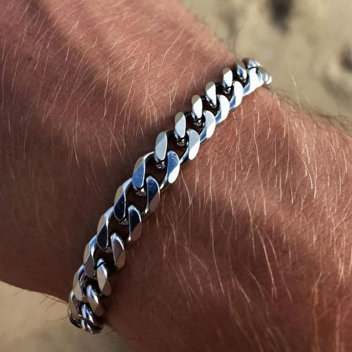 Vnox Men's Chunky Curb Chain Bracelet