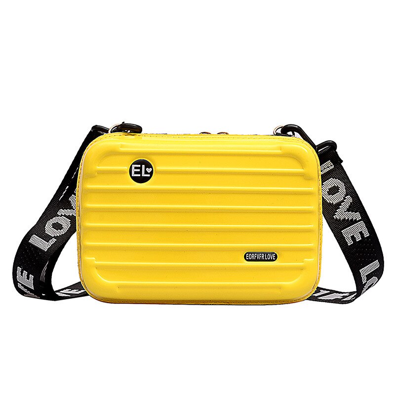 Hot Personality Fashion Women Mini Suitcase Shape Crossbody Bag