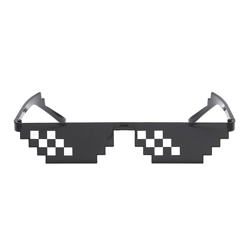 Glasses 8 Bit MLG Pixelated Sunglasses Women