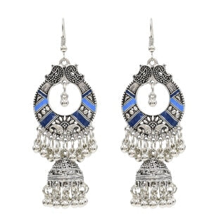 Egypt Vintage Silver Alloy Earrings for Women