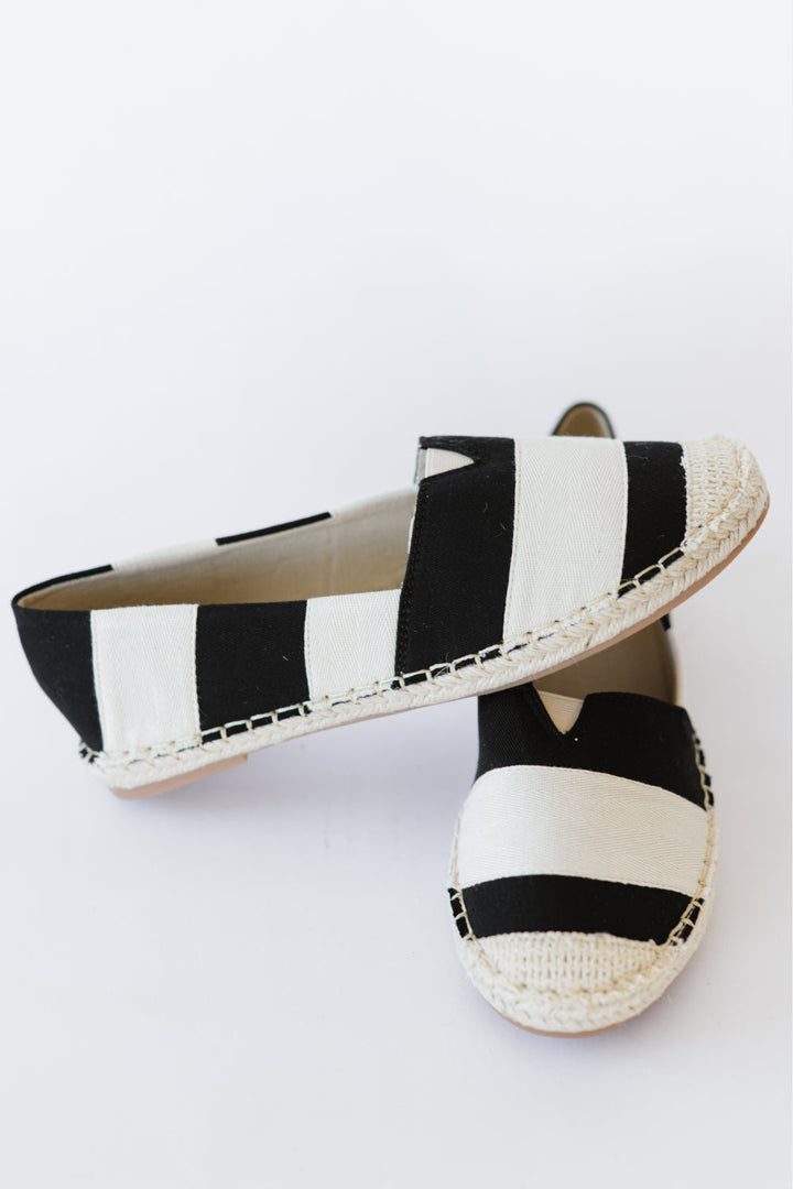 Casual Striped Espadrille Shoes