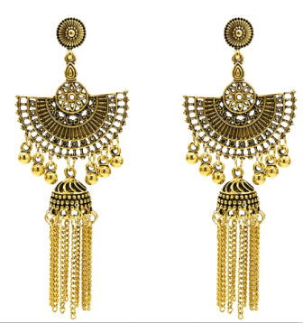 Egypt Vintage Silver Alloy Earrings for Women