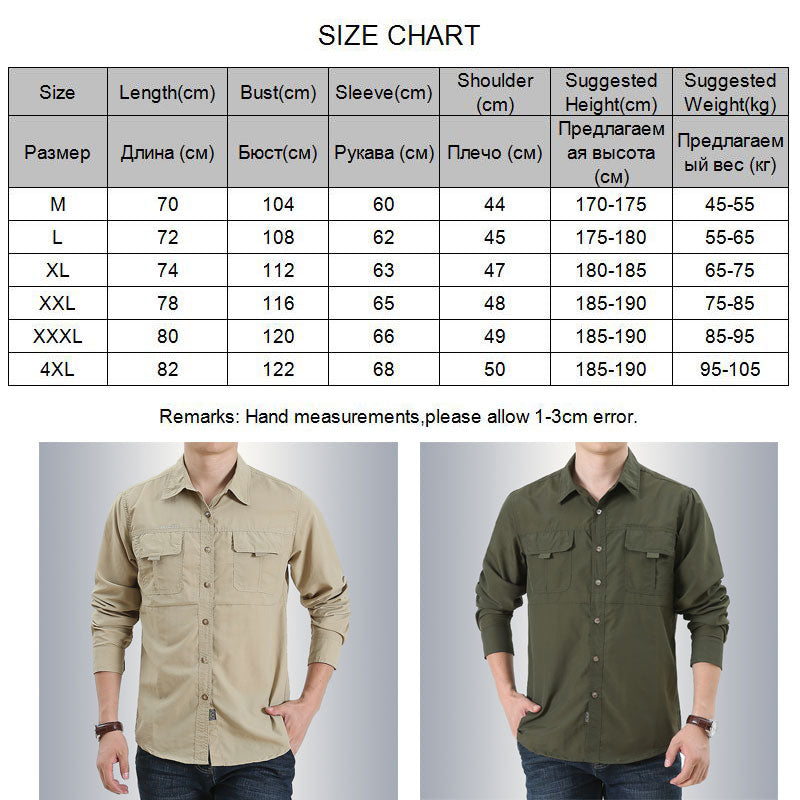 Men's Long Sleeve  Shirt